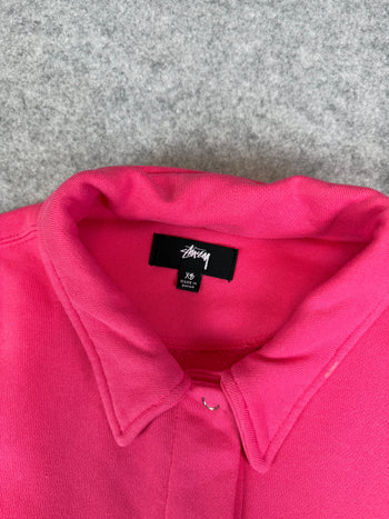 Stussy Huron Button Up Shirt Hot Pink (USED)