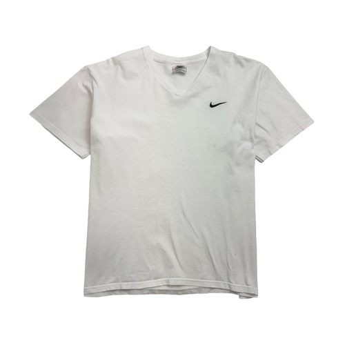 Vintage 90s Nike Side Swoosh Tee White | Vintage Clothing Store Canada