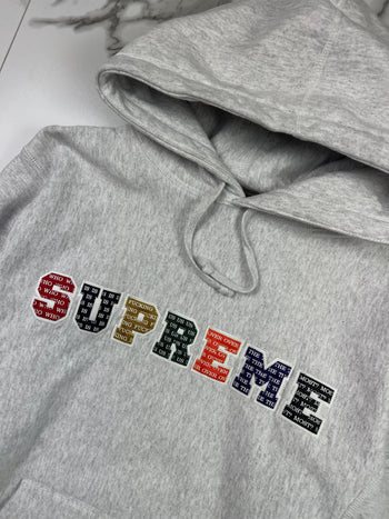 Supreme The Most Hoodie Ash Grey (USED)