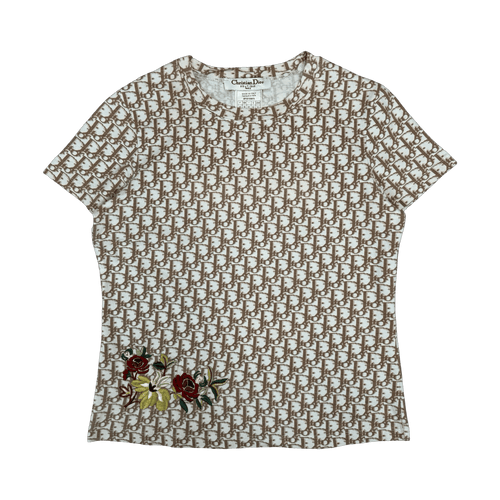 Women’s Christian Dior Floral Monogram Brown | Vintage Clothing Store Canada