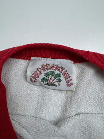 Vintage 90s Camp Beverly Hills Sweatshirt White