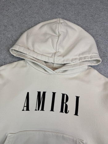 Amiri Core Logo Hoodie Beige (USED)
