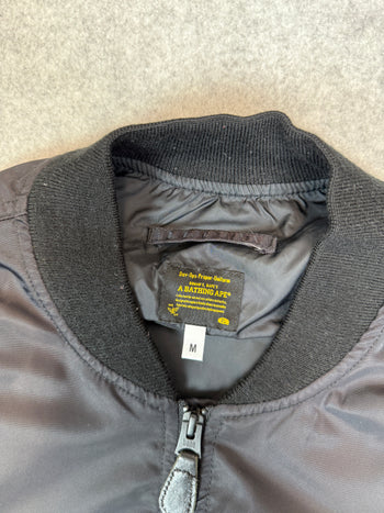 BAPE MA-1 Shark Bomber Jacket Black (USED)