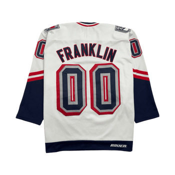 Vintage NHL New York Rangers Franklin Hockey Jersey White