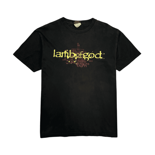 (M) Vintage Lamb Of God Band Tee Black | Vintage Clothing Store Canada