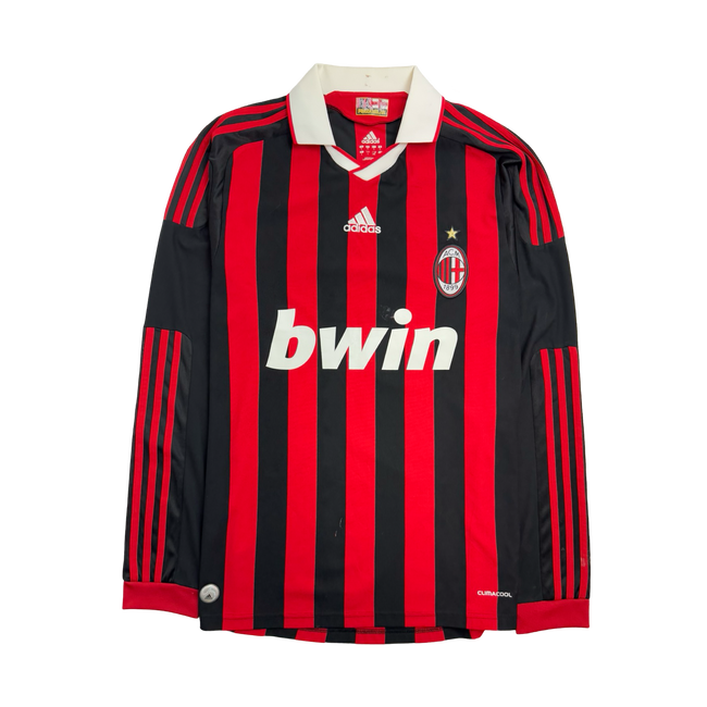 AC Milan Ronaldinho Gaucho L/S Home Jersey
