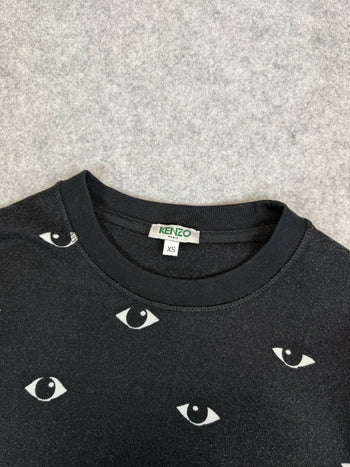 Kenzo All Over Eye Sweatshirt Black (USED)
