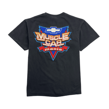 Vintage 2000s Chevrolet Muscle Car Mania Tee Black
