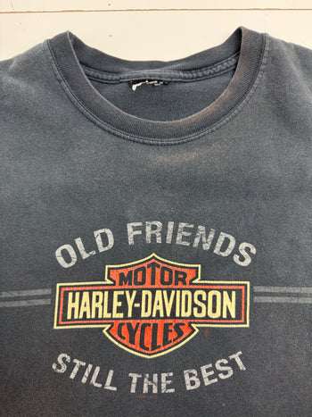 Vintage '03 Tacoma Wa. Harley Davidson Tee Black
