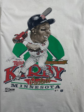 (M) Vintage '90 Kirby Puckett Twins Baseball Tee