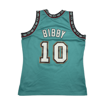 (L) Mitchell & Ness Vancouver Grizzlies Mike Bibby Jersey