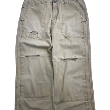(32) Patagonia Distressed Work Pants Khaki