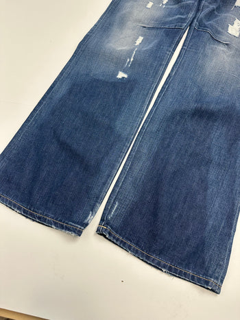 Vintage Y2K Parasuco Denim Legend Distressed Pants
