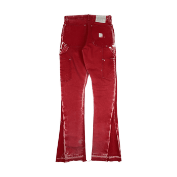 Gallery Dept LA Flare Carpenter Pants Red (USED)