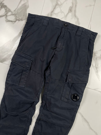 C.P. Company Stretch Sateen Cargo Pants Navy (USED)