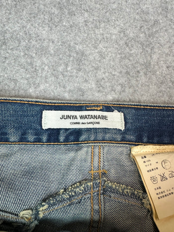 Women’s Junya Watanabe Comme Des Garcons Distressed Denim Pants