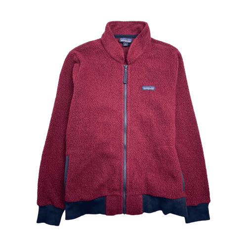 Vintage Patagonia Zip-Up Fleece Burgundy | Vintage Clothing Store Canada