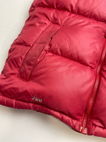 (XS) Vintage The North Face 700 Fill Puffer Vest Red