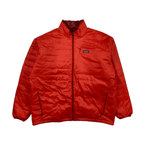 2000s Patagonia Insulated Puffer Jacket Orange | Vintage Clothing Store Canada