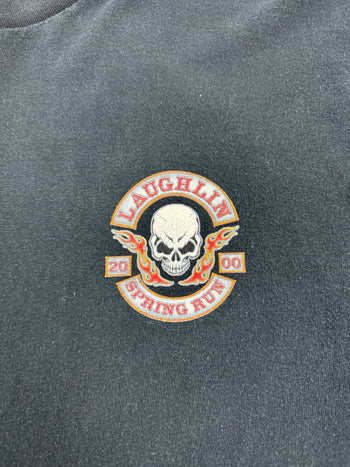 (L) Vintage 2000s Laughlin Spring Run Tee Black