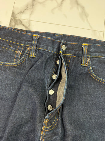 Vintage Evisu Lot 0001 Daicock Gold Denim Pants