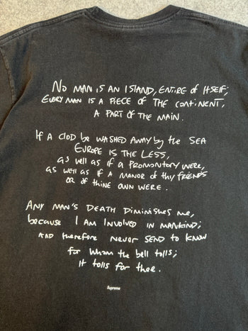 Supreme x Corteiz Rules The World Tee Black (USED)