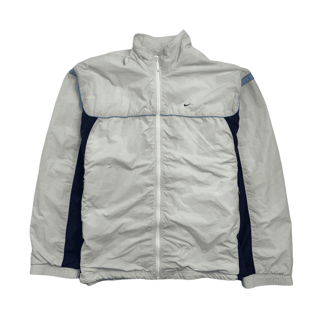 (XL) Vintage 2000s Nike Zip-Up Windbreaker Jacket White