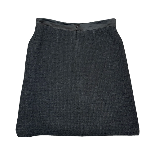 Women’s Chanel Uniform Tweed Skirt Black | Vintage Clothing Store Canada