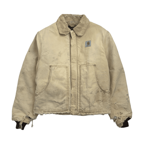 Vintage Carhartt Distressed Arctic Jacket Beige | Vintage Clothing Store Canada