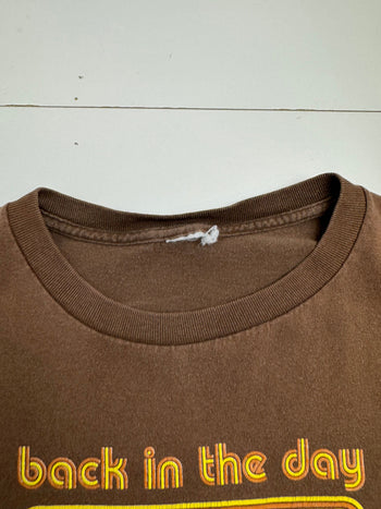 (M) Vintage Pac-Man Tee Brown