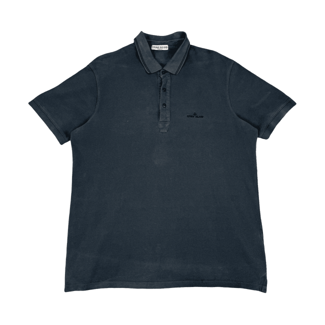 Stone Island Button-up Polo Shirt Dark Gray