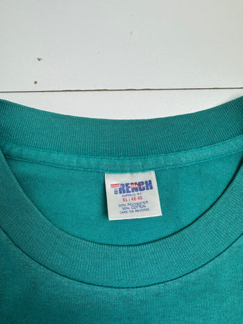 Vintage 90s Miami Dolphins Tee Aqua