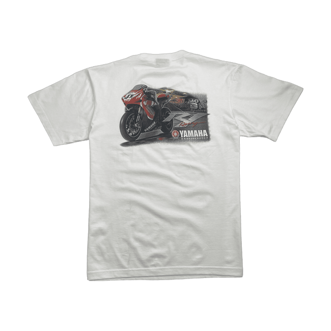 Vintage Yamaha Racing Moto GP Archive Tee White