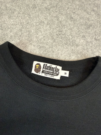 BAPE Blacked Out College Sweatshirt Black (USED)