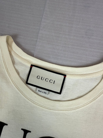 Gucci Interlocking GG Tee Cream (USED)