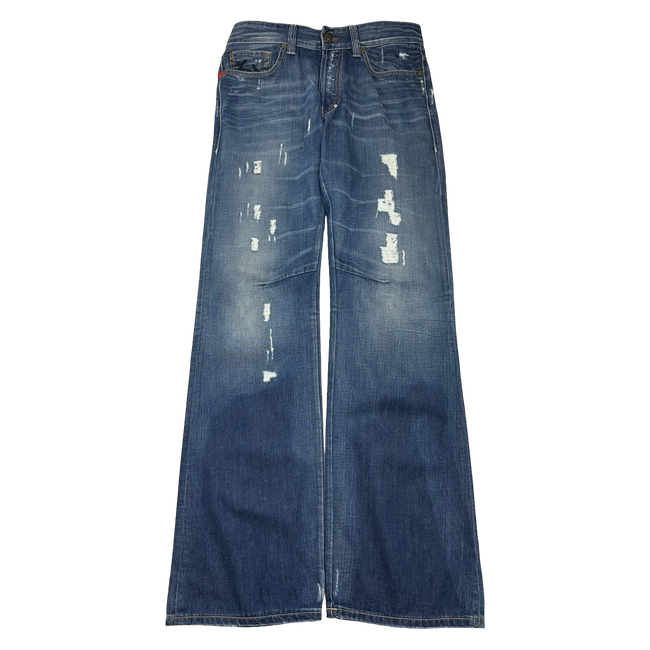 Vintage Y2K Parasuco Denim Legend Distressed Pants