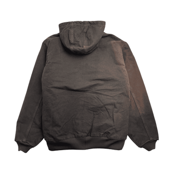 (XXL) Vintage Carhartt Lined Hooded Jacket Brown