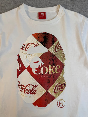 BAPE x Coca-Cola Tee White (USED)
