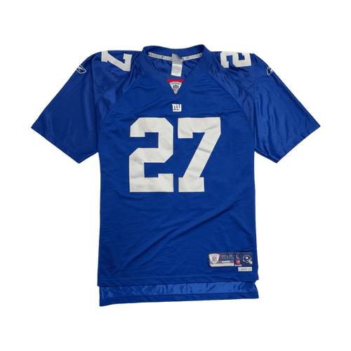 Vintage NFL New York Giants Brandon Jacobs Jersey Blue | Vintage Clothing Store Canada