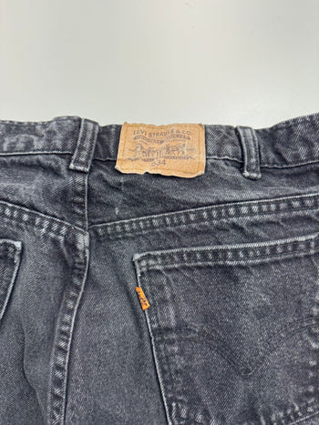 Vintage 634 Orange Tab Levis Denim Pants Black