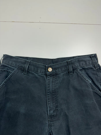 (32) Vintage Carhartt Carpenter Pants Black
