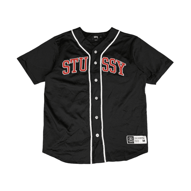 Stussy Baseball Jersey Black (USED)
