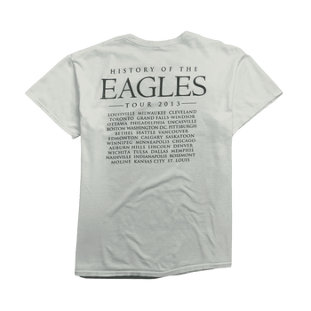 (L) History Of Eagles 2013 Tour Tee White