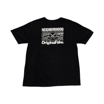 Neighborhood x OriginalFake Second Chance Tee Black (USED)