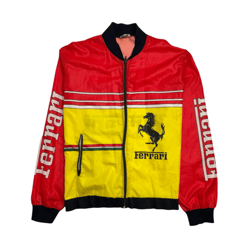 Vintage 90s Ferrari Light Jacket Red | Vintage Clothing Store Canada