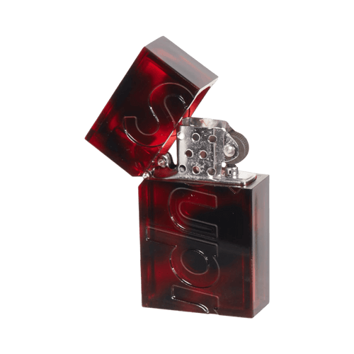 Supreme Tsubota Pearl Hard Edge Lighter FW21 Red | Vintage Clothing Store Canada