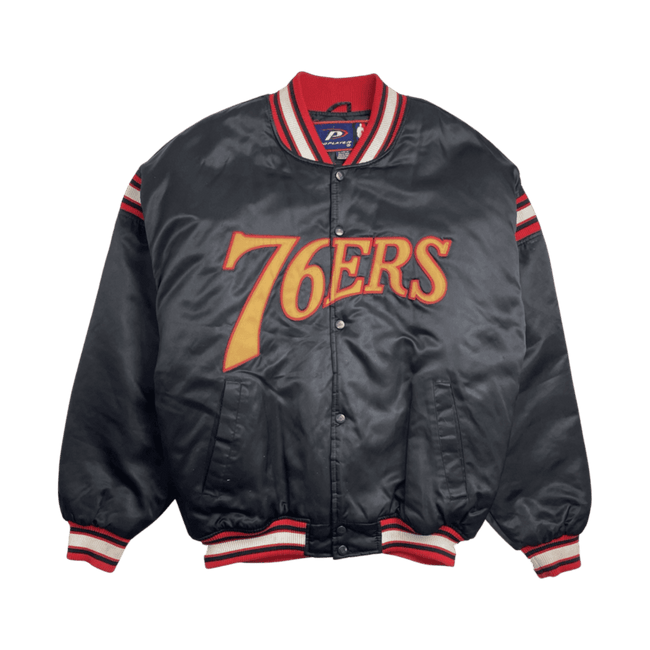 (XL) Vintage Philadelphia 76ers Satin Jacket
