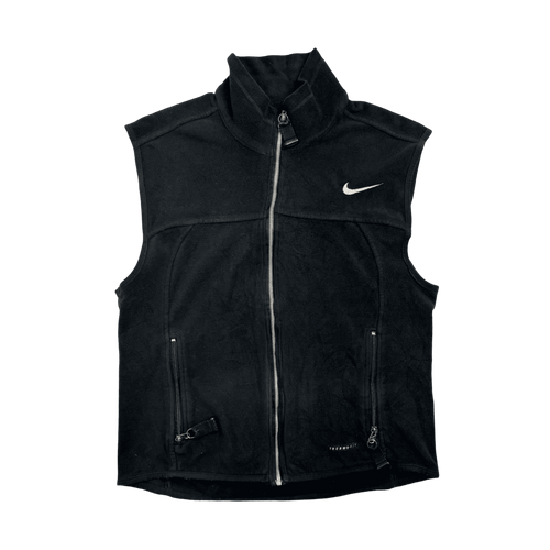 (M) Vintage Nike ACG Full-Zip Fleece Vest Black | Vintage Clothing Store Canada