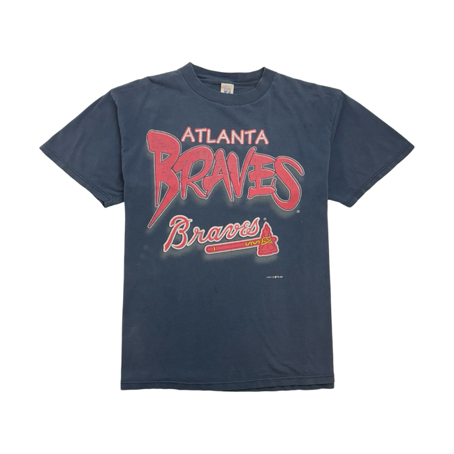 (XL) Vintage '97 Atlanta Braves Tee Faded Navy
