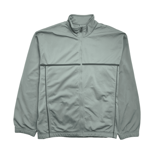 (L) Vintage 2000s Nike Zip-Up Fleece Line Jacket Silver